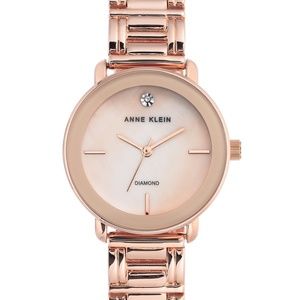 Anne Klein Diamond Bracelet Watch 32mm 0.005 ctw